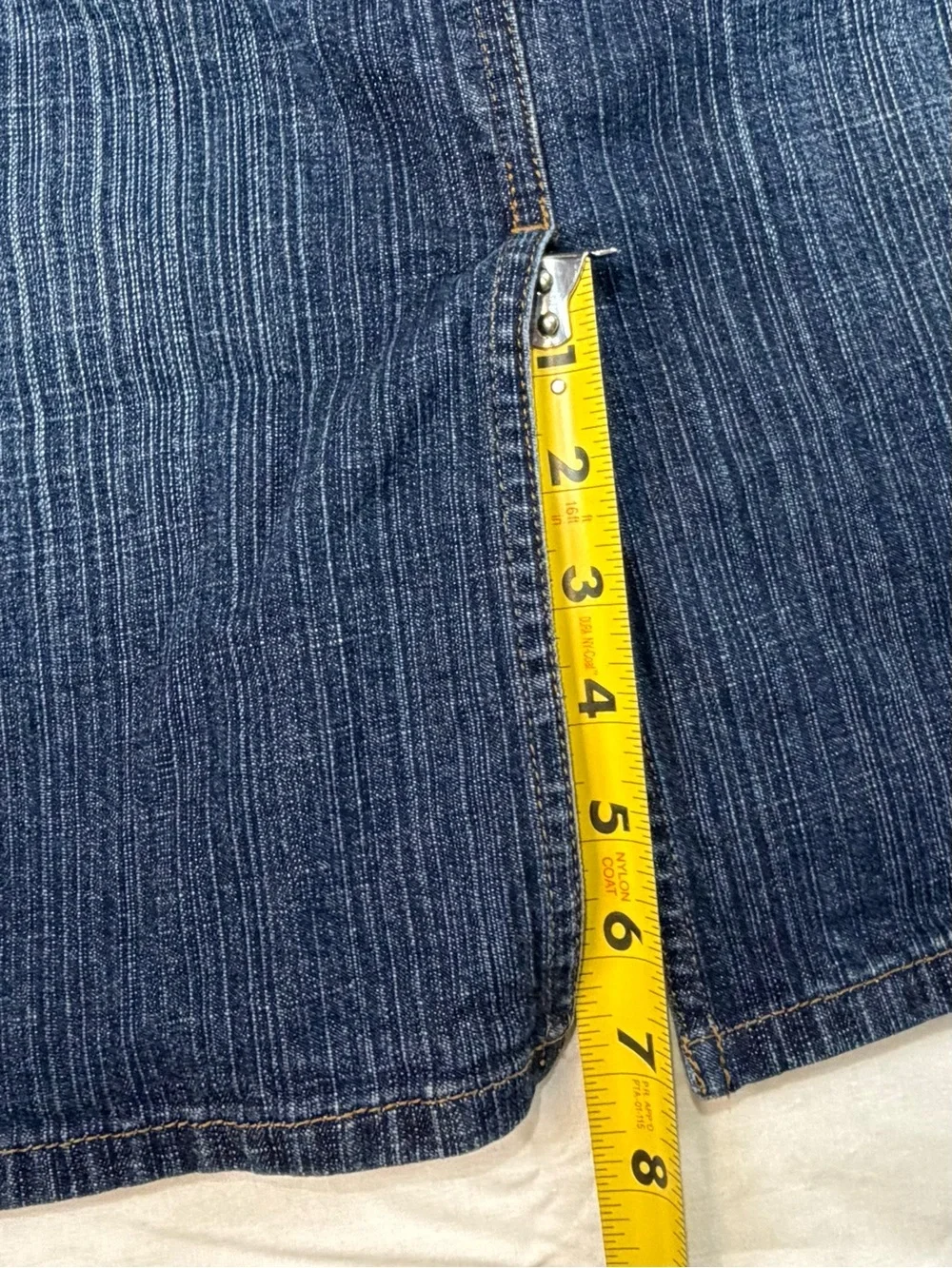 LOFT Dark Blue Denim Skirt